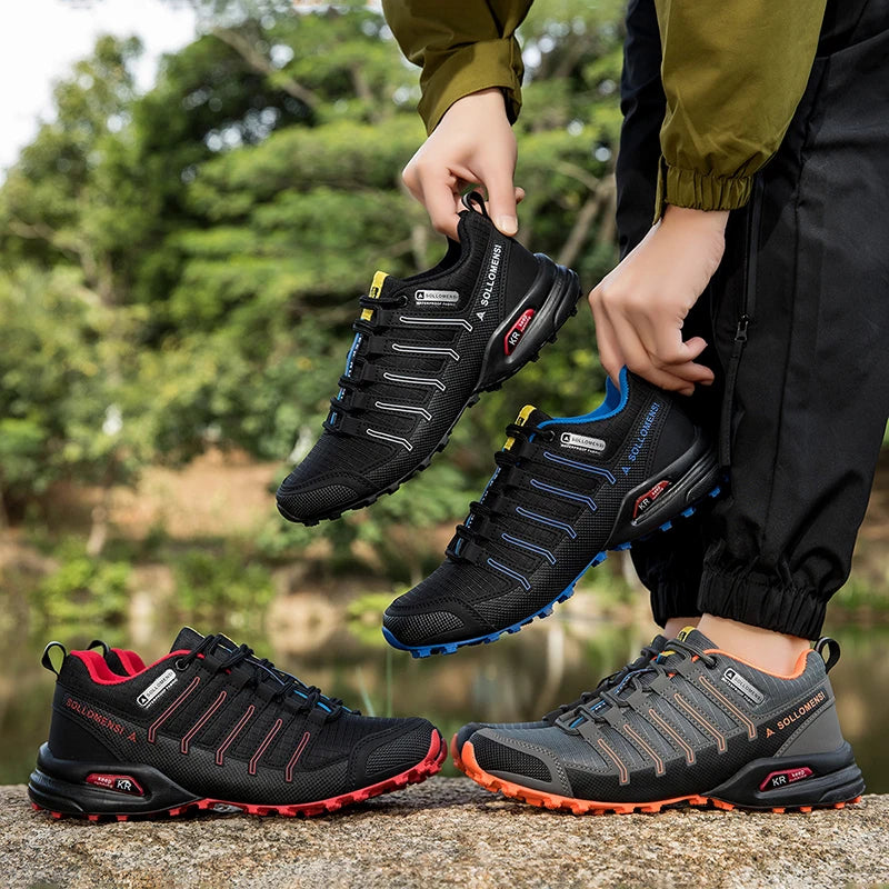 Men's Hiking Shoes Waterproof Non-slip All-terrain Sports Shoes Hiking Camping Hunting Tactical Training Shoes Cycling Shoes