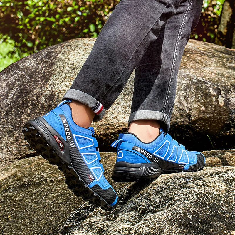 Men's Tactical Hiking Shoes: Lightweight Non-Slip Rubber Sole Trainers