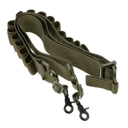 15 Rounds Ammo Shell Belt Rifle 12 Gauge Pouch 2 Point Sling Holster Shoulder Strap Hunting Blet Accessories