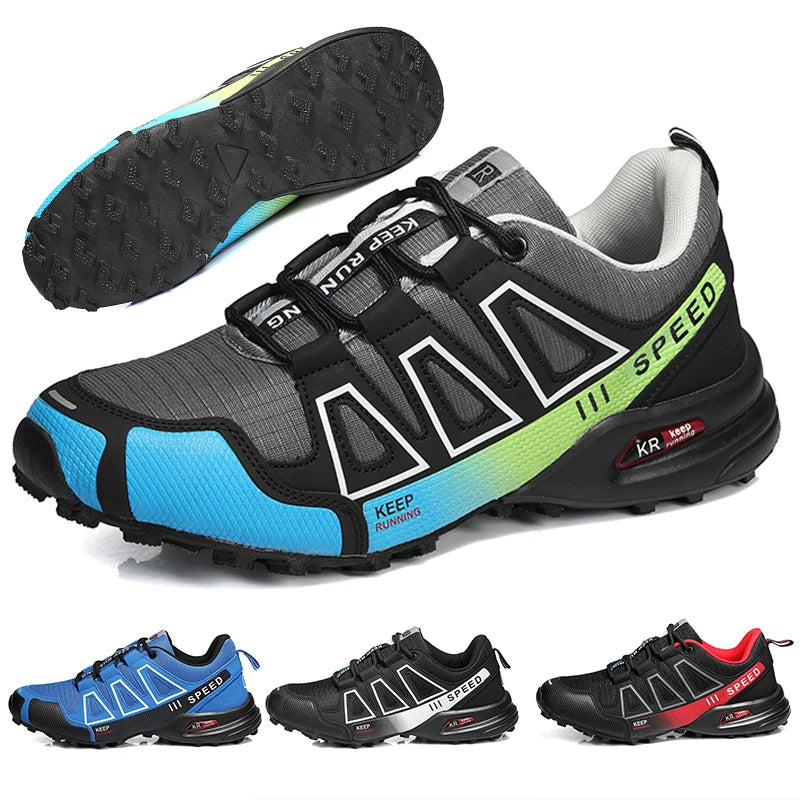 Men's Tactical Hiking Shoes: Lightweight Non-Slip Rubber Sole Trainers