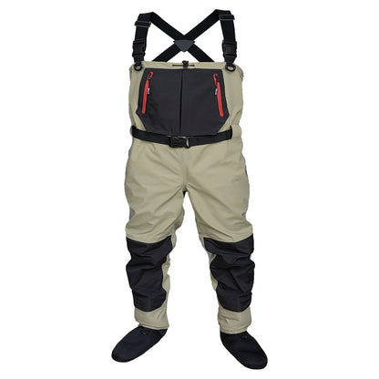 Fly Fishing Children to Adults Waders Neoprene Foot for Men Raft Hunting Quick-Dry Waterproof and Breathable