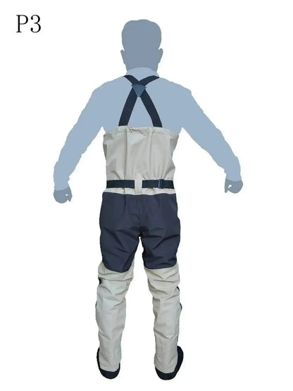 Fly Fishing Children to Adults Waders Neoprene Foot for Men Raft Hunting Quick-Dry Waterproof and Breathable