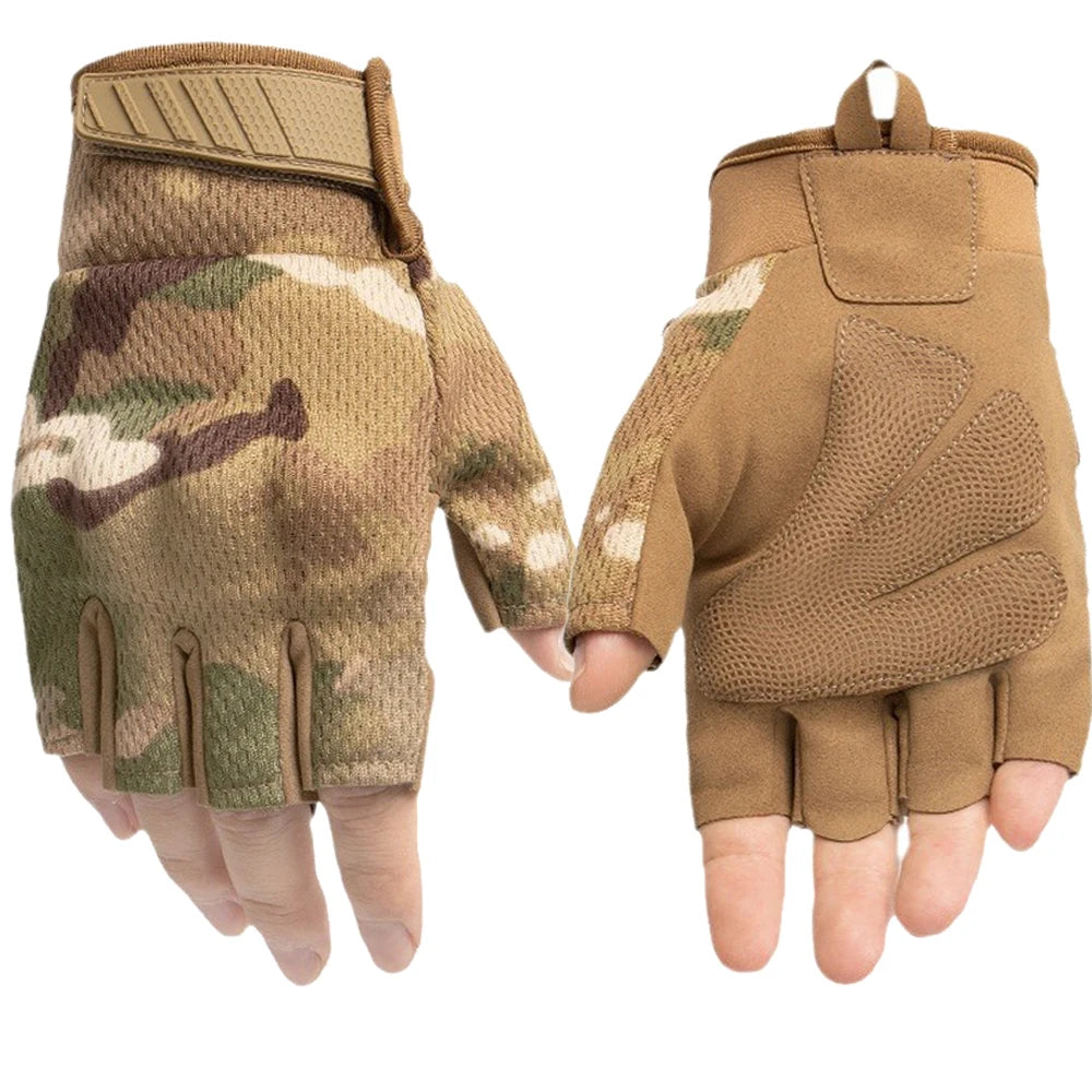 Men Tactical Gloves Touch Screen Sport Outdoor Paintball Combat Hiking Hunting Riding Bike Non-slip Breathable Cycling Equipment